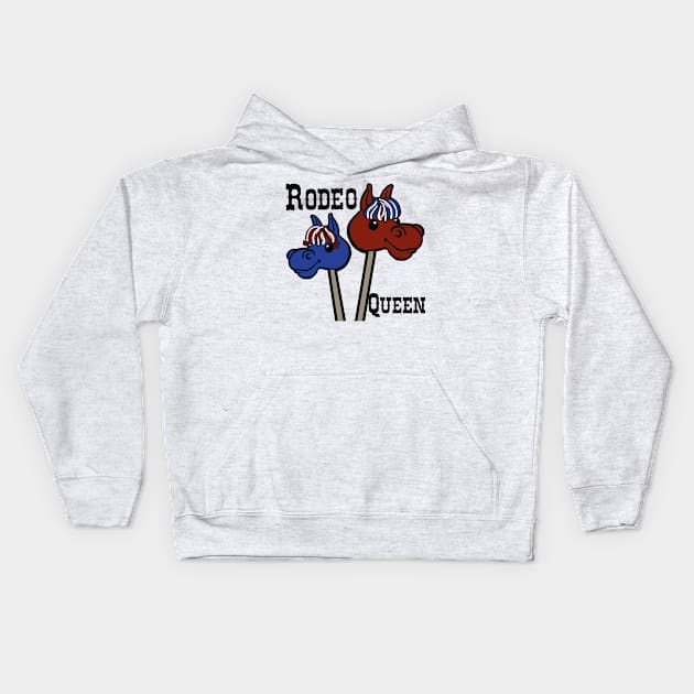 Rodeo Queen Kids Hoodie by RayRaysX2